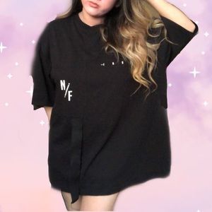 Oversized streetwear T-shirt dress